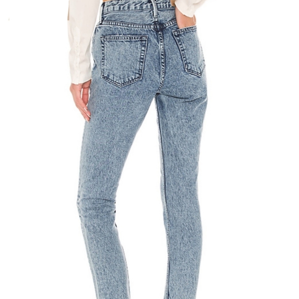 Grlfrnd The Karolina All I Want Jeans Size 29 Mid Wash Blue - Picture 3 of 4